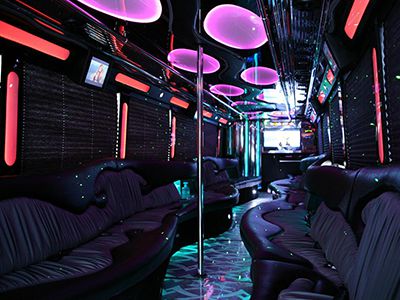 inside of party bus