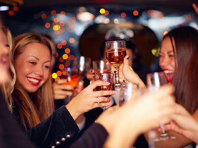 group of women having a toast